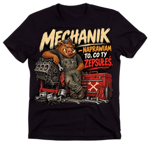 Koszulka dla Mechanika na prezent.webp