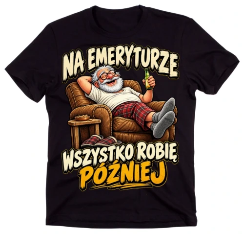 Koszulka dla emeryta na prezent.webp