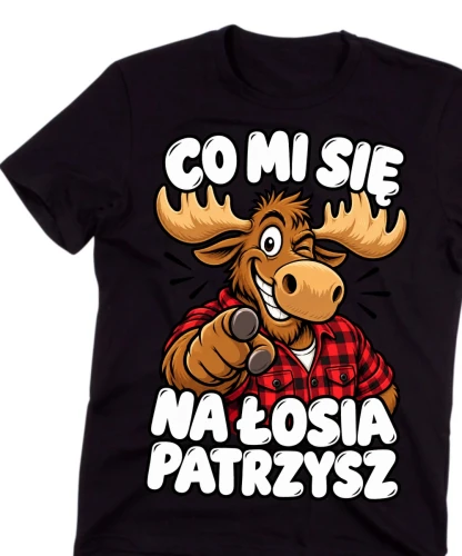 Męska śmieszna koszulka NA PREZENT .webp