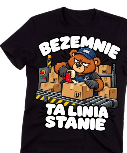 Koszulki dla kolegów z produkcji na Mikołajki, dla kolegów z pracy.webp