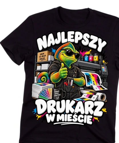 Koszulka dla drukarza - NAJLEPSZY DRUKARZ W MIEŚCIE.webp