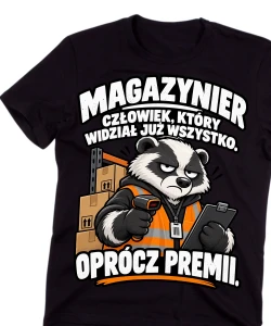 Koszulka dla magazyniera na prezent