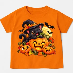Koszulka na Halloween dla dziecka z dynią - halloween1-3