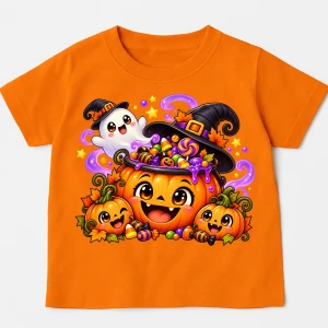 Koszulka na Halloween dla dziecka z dynią - halloween1-4