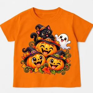 Koszulka na Halloween dla dziecka z dynią - halloween1-5