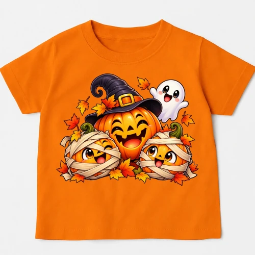 Koszulka na halloween dla dziecka z dynią.webp