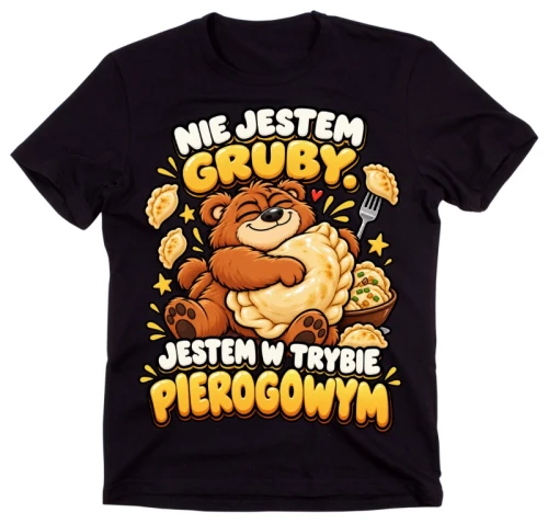 koszulka świąteczna nie jestem gruby jestem w trybie pierogowym 1.webp