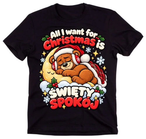 koszulka świąteczna all i want for christmas 5.webp