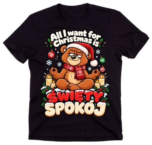 koszulka świąteczna all i want for christmas 3.webp