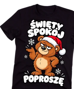 Męska świąteczna koszulka na prezent 