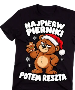 Męska świąteczna koszulka na prezent