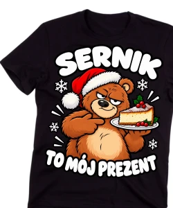 Męska świąteczna koszulka na prezent
