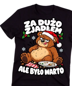 Męska świąteczna koszulka na prezent