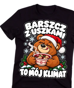 Męska świąteczna koszulka na prezent