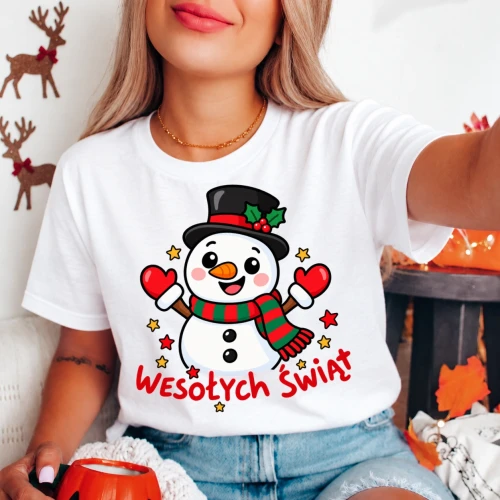 Koszulka świąteczna damska - merry30-10.webp