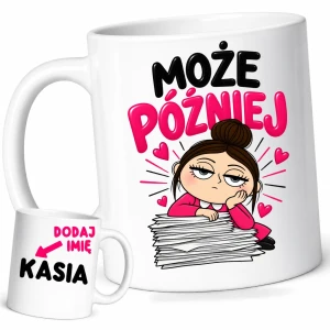 Kubek dla koleżanki z biura/pracy na prezent z imieniem