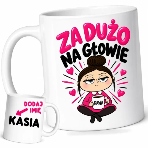 Kubek dla koleżanki z pracy z imieniem na prezent  -.webp