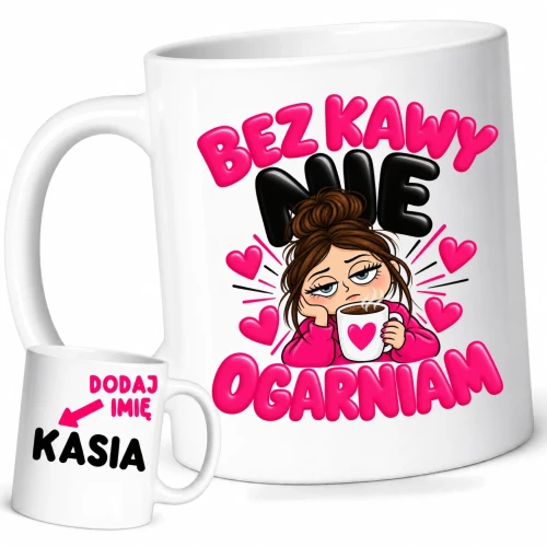 Kubek dla koleżanki z pracy z imieniem na prezent.webp