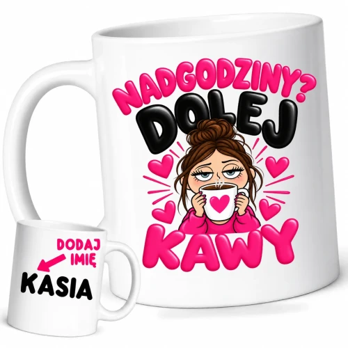 Kubek dla koleżanki z pracy z imieniem na prezent.webp