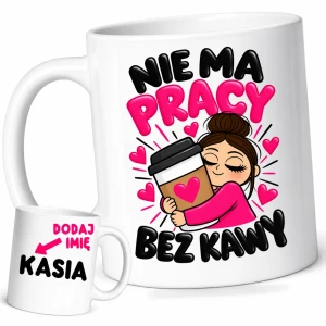 Kubek dla koleżanki z biura/pracy na prezent z imieniem