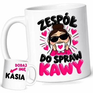 Kubek dla koleżanki z biura/pracy na prezent z imieniem
