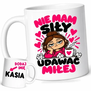 Kubek dla koleżanki z biura/pracy na prezent z imieniem
