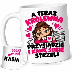 Kubek dla koleżanki z pracy - śmieszny prezent 