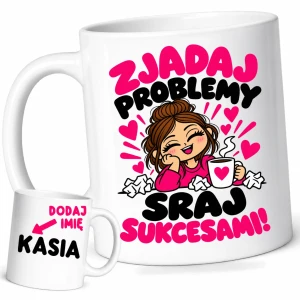 Kubek dla koleżanki z pracy - śmieszny prezent