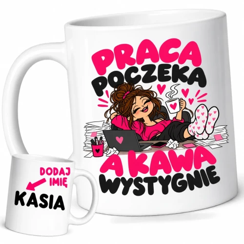 Kubek dla koleżanek z pracy - śmieszny prezent .webp