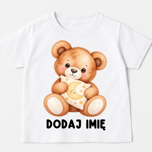 Koszulka z misiem na Dzień Misia dla dziewczynki.webp