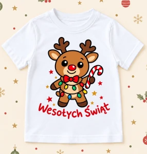 Koszulka dla dziecka na Mikołajki - merry30-6
