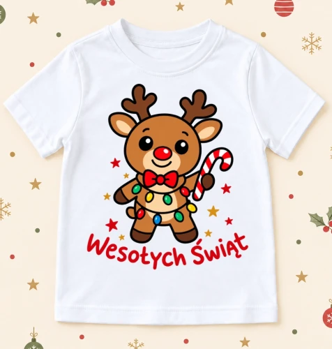 Koszulka dla dziecka na Mikołajki .webp