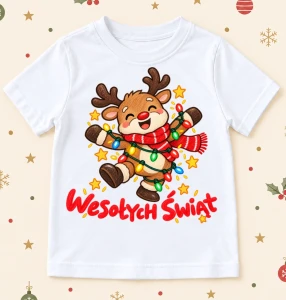 Koszulka dla dziecka na Mikołajki - merry42-1