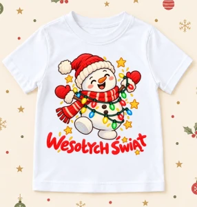 Koszulka dla dziecka na Mikołajki - merry42-9