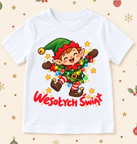 Koszulka dla dziecka na Mikołajki - merry42-8.webp