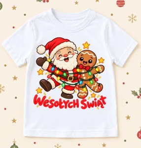 Koszulka dla dziecka na Mikołajki - merry42-2