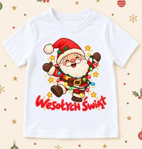 Koszulka dla dziecka na Mikołajki - merry42-4