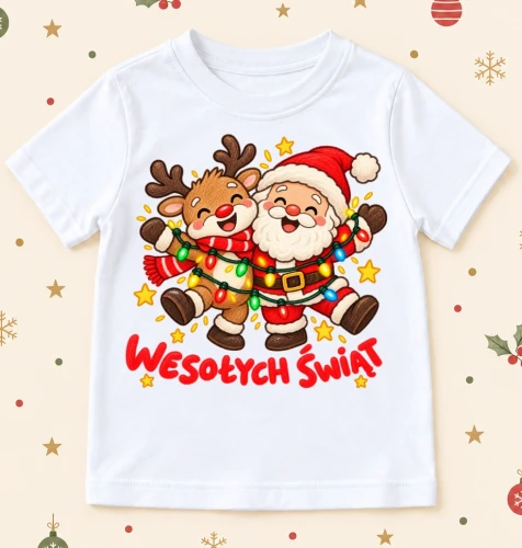 Koszulka dla dziecka na Mikołajki - merry43-1.webp