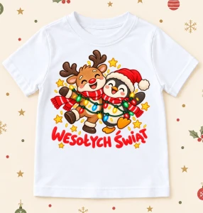 Koszulka dla dziecka na Mikołajki - merry43-2