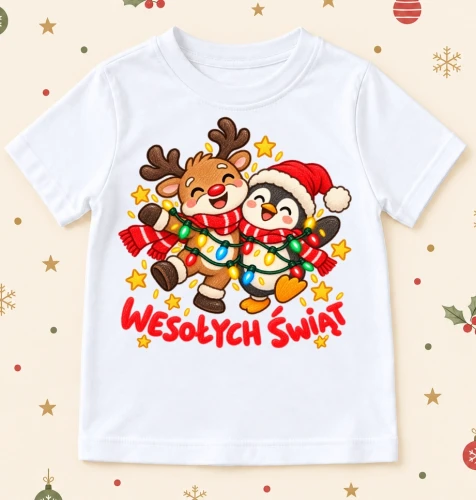 Koszulka dla dziecka na Mikołajki - merry43-2.webp