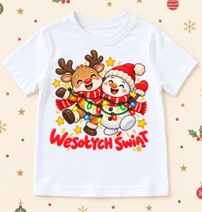 Koszulka dla dziecka na Mikołajki - merry43-4