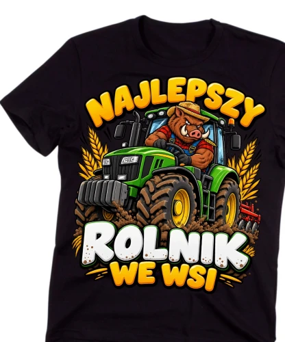 Koszulka dla rolnika - najlepszy rolnik we wsi.webp