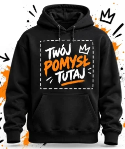 Bluza z kapturem własnym nadrukiem na zamówienie