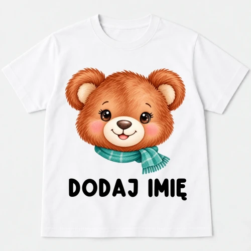 Personalizowana Koszulka z Misiem na Dzień Misia - z imieniem .webp
