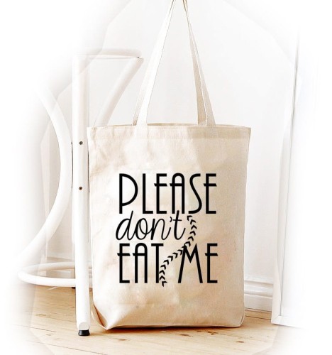 Shopper "PLEASE DON'T EAT ME"