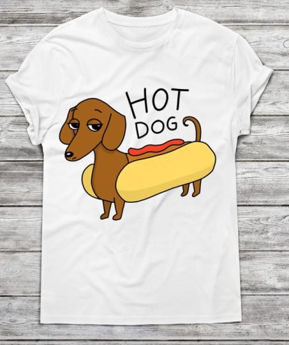Koszulka męska hot dog