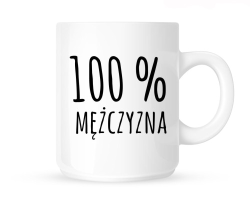 Kubek "100 % mężczyzna