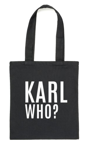 Czarny Shopper"KARL WHO?