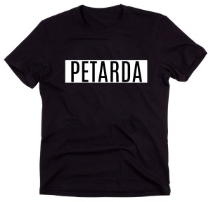 Czarny Klasyczny T-shirt "PETARDA"