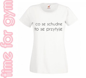 Koszulka na siłownię / fitnes